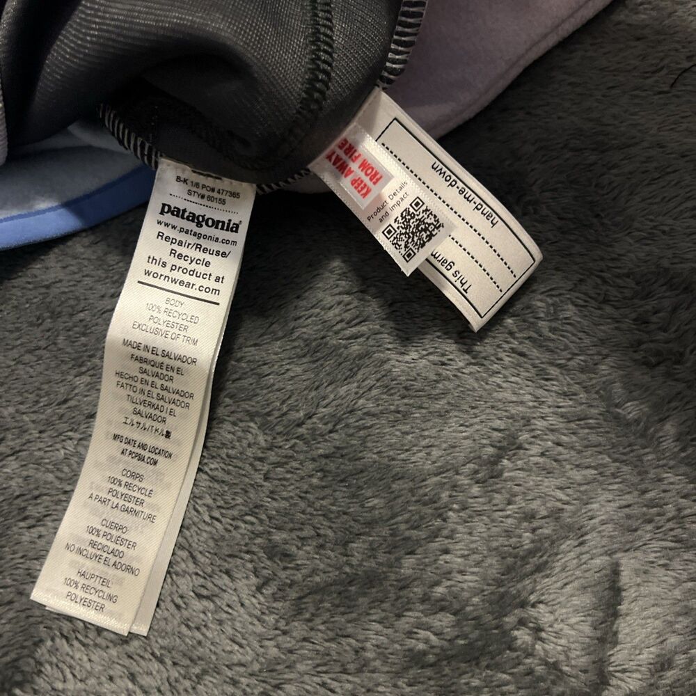 12-18M Patagonia Toddlers’ Micro D Snap-T Fleece Jacket - Picture 6 of 7